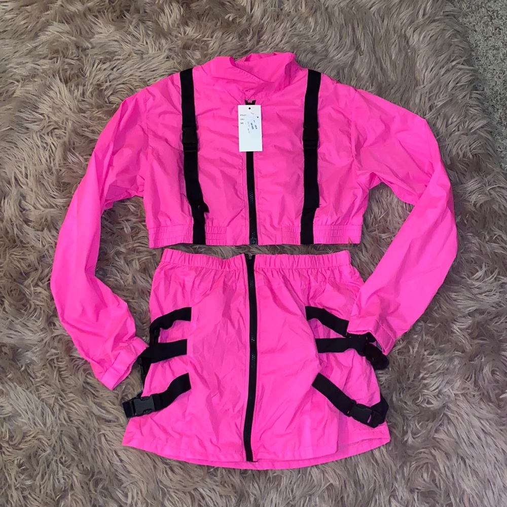 Hot and Delicious Cropped Jacket and Skirt Set